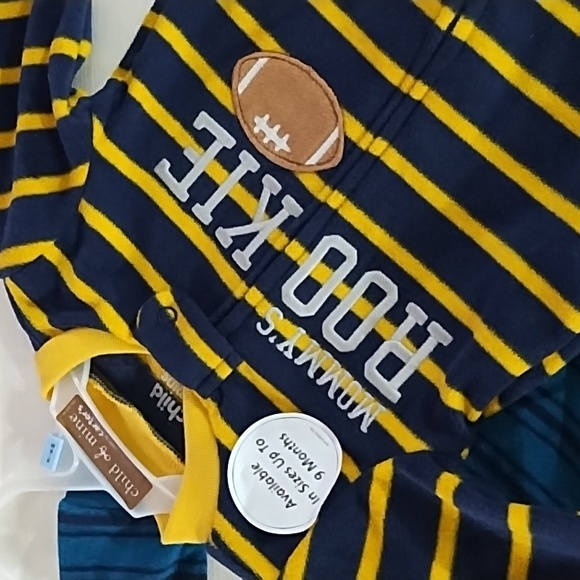 Child of Mine by Carter's Sleep N Play Bundle | 3-6 Mo | Multi Striped - Picture 3 of 11